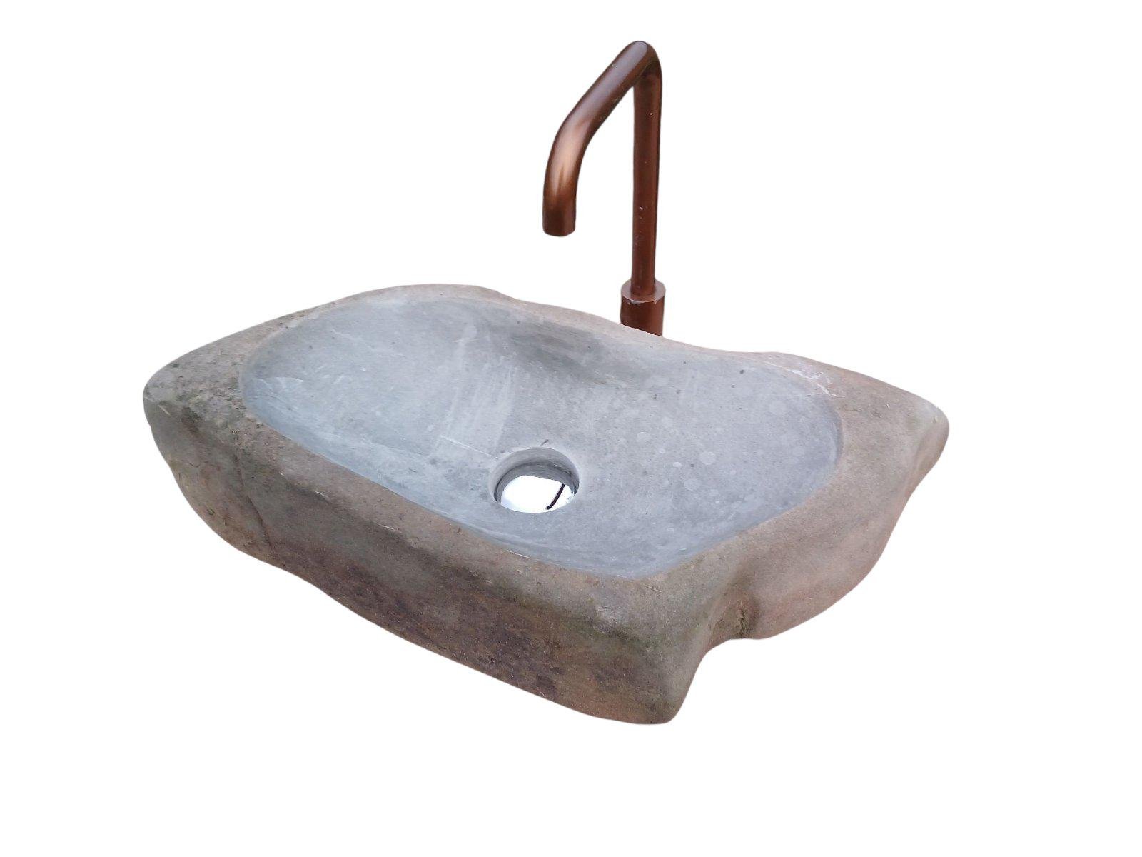 Раковина из натурального камня 60х30х15 см - фото 2 Раковина из натурального камня 60х30х15 см - фото 2