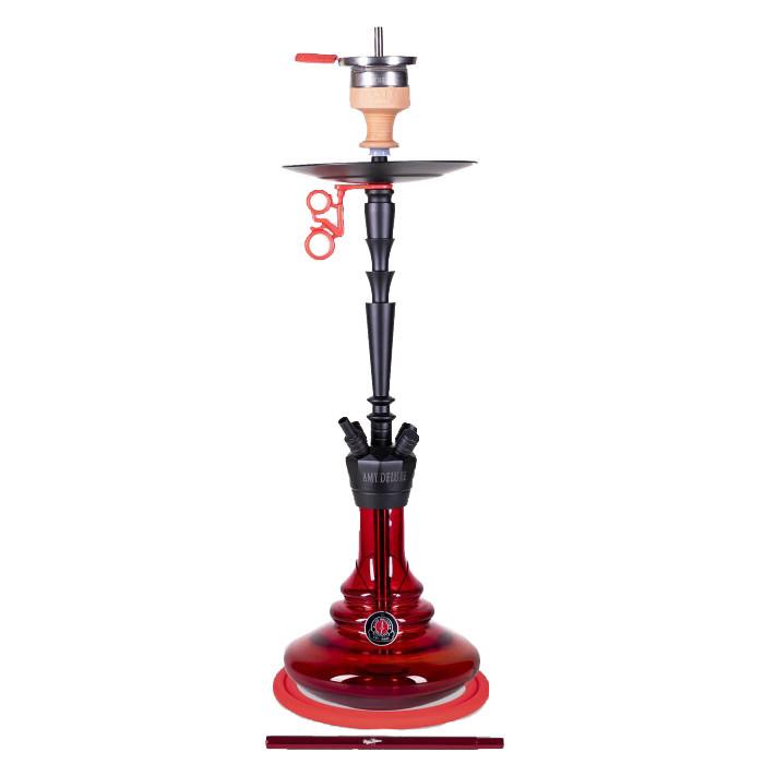 Кальян AMY Deluxe 065 Alu X на 1 персону 76 см Красный (1204678257)