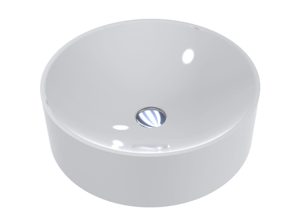 Умывальник Miraggio ELLEL с литого мрамора глянцевый Белый (83879)