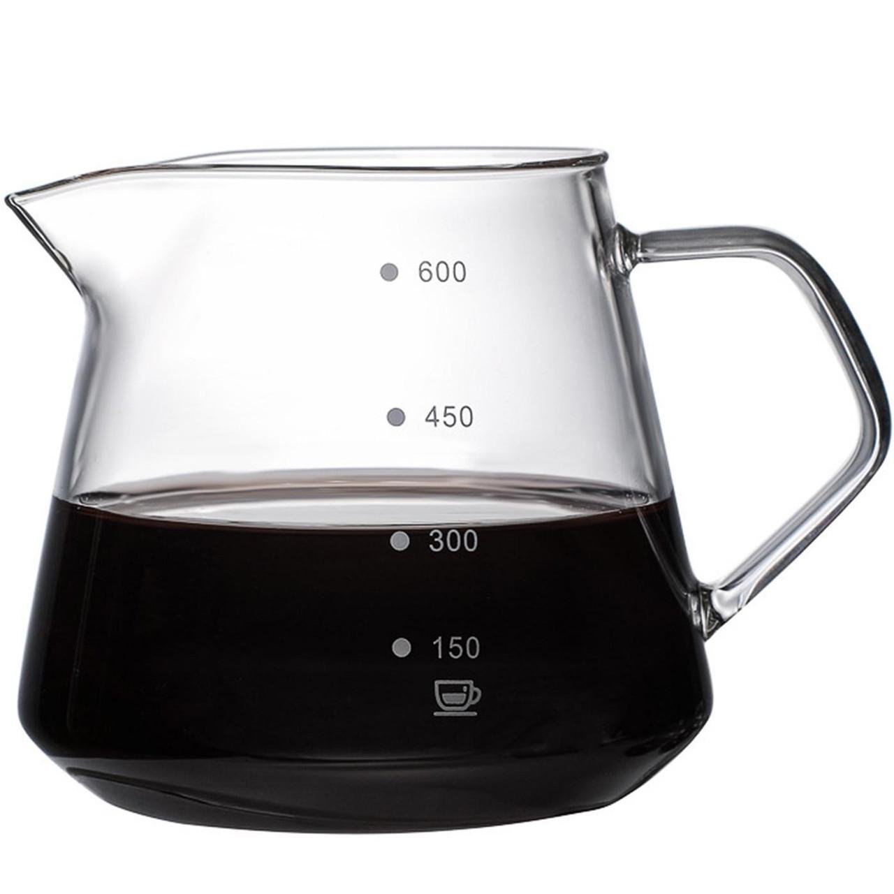 Заварник для пуровера Server Glass Clear 600 мл (2487379603) Заварник для пуровера Server Glass Clear 600 мл (2487379603)