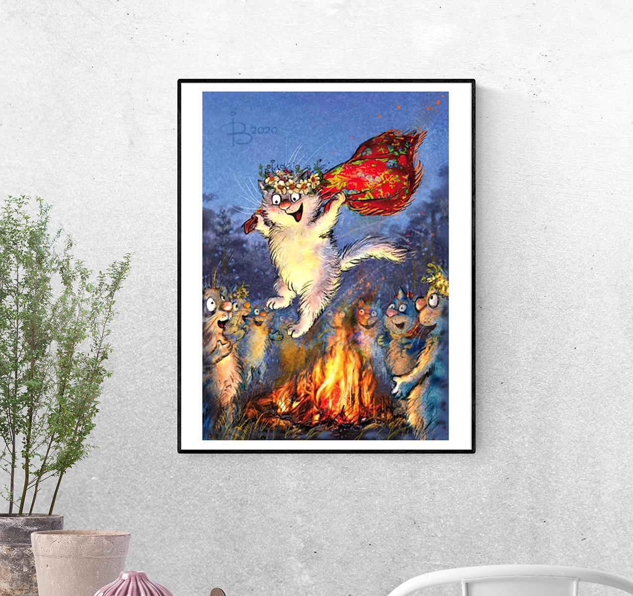 Постер На Ивана на Купала формат А-4 (rinaz_20201633020_Poster)