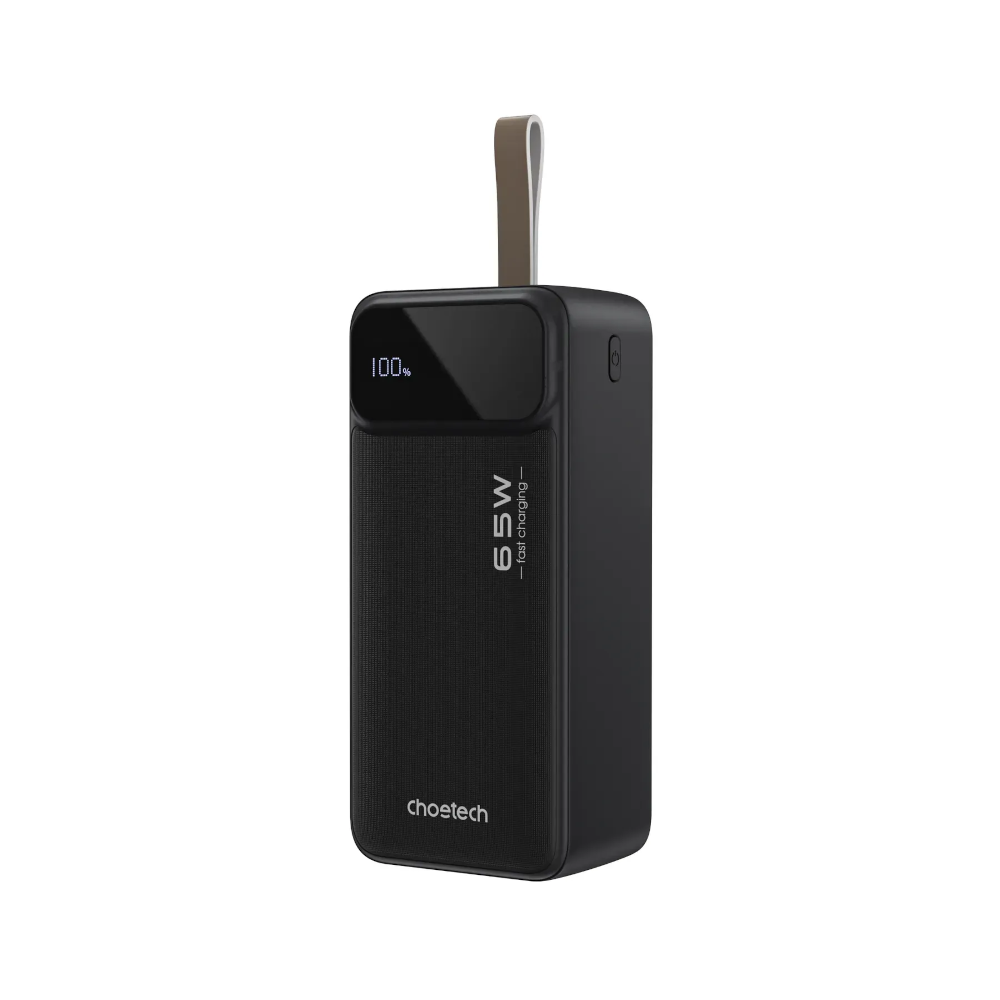Повербанк Choetech B734 40000 mAh 65W PD3.0/QC3.0 USB-C 2xUSB-A дисплей Black (36943889)
