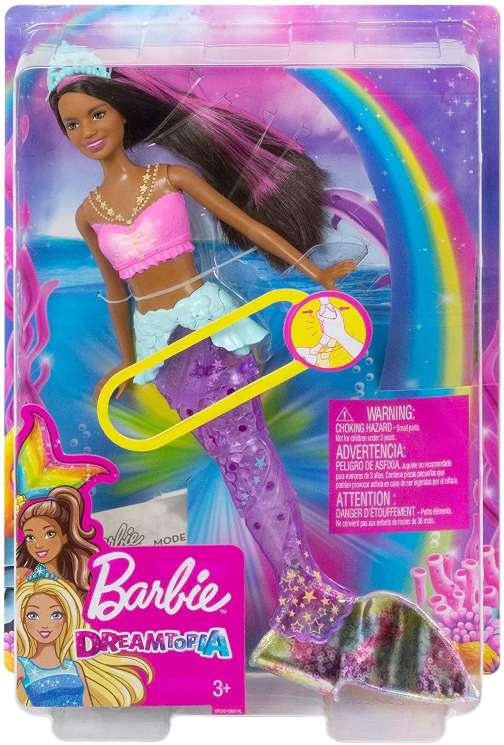 Кукла Barbie Dreamtopia Sparkle Lights Mermaid Doll (BR0207) - фото 6