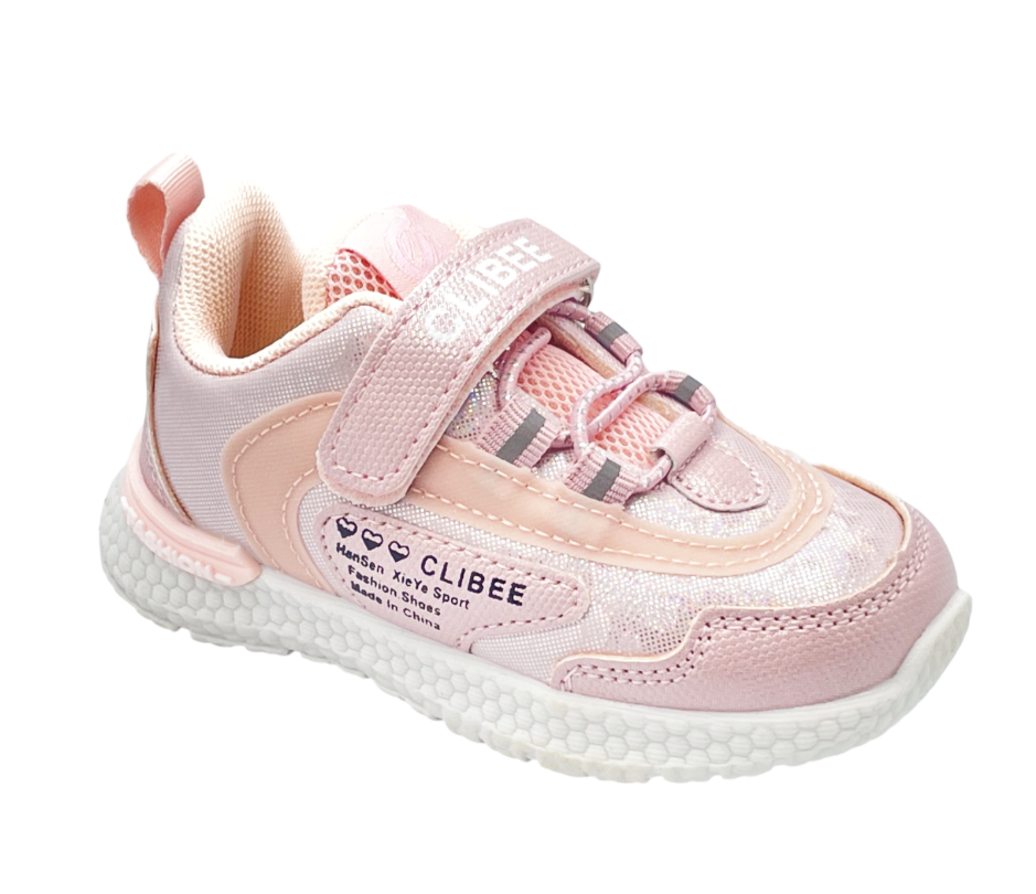 Кросівки для дівчаток Clibee E139-139/21 р. 21 Рожевий - фото 2