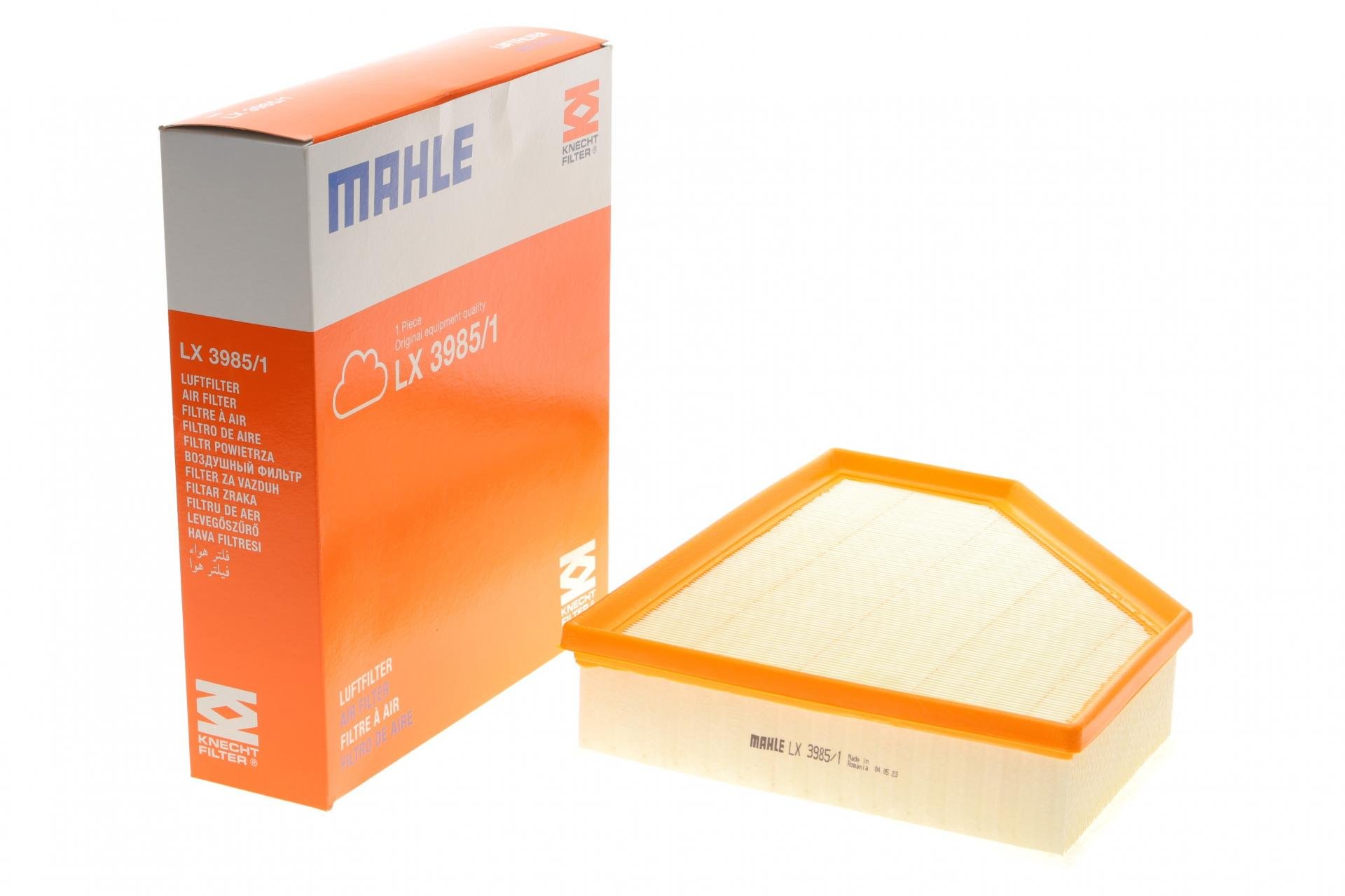 Фильтр воздушный KNECHT для BMW 3 G20/G80/G28 2,0d B47/3,0d B57 18- с поролоном (LX 3985/1)