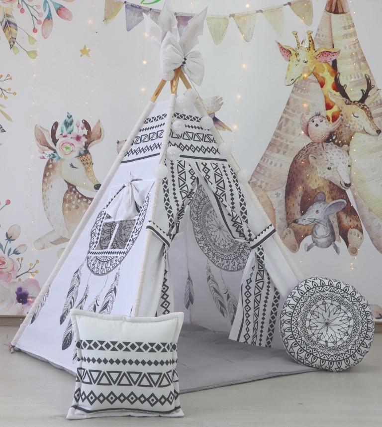 Вігвам для дітей Альбатрос із матрацом і подушками - фото 2 Вігвам для дітей Альбатрос із матрацом і подушками - фото 2