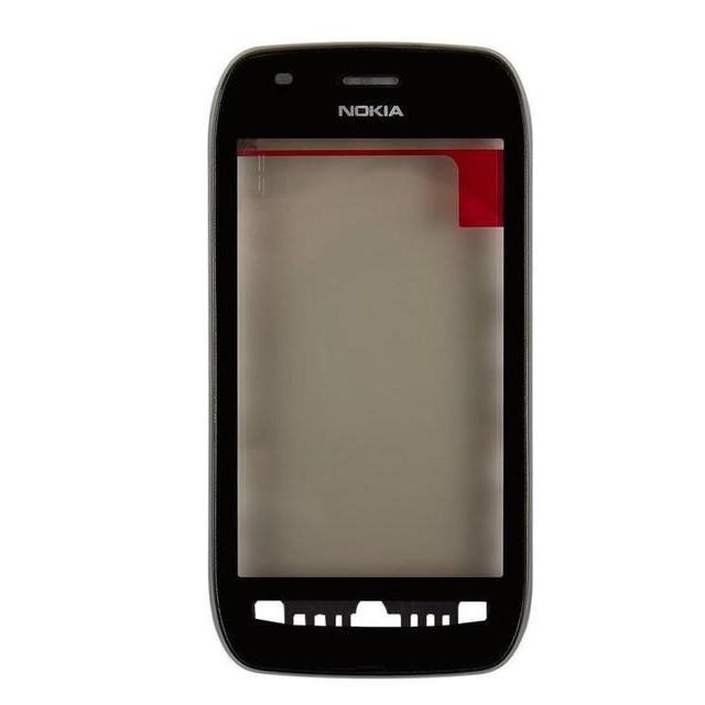 Сенсор для Nokia 710 Lumia з рамкою Черный (000017925)