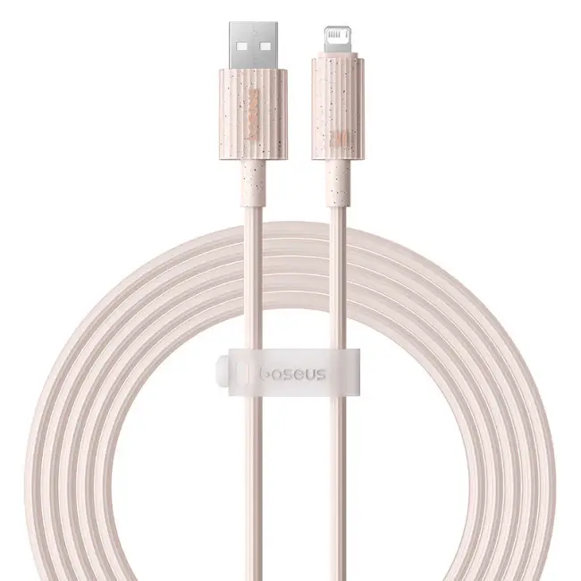 Кабель BASEUS Habitat Series Fast Charging Cable USB to Lightning P10360200421-01 2,4A 2 м Pink