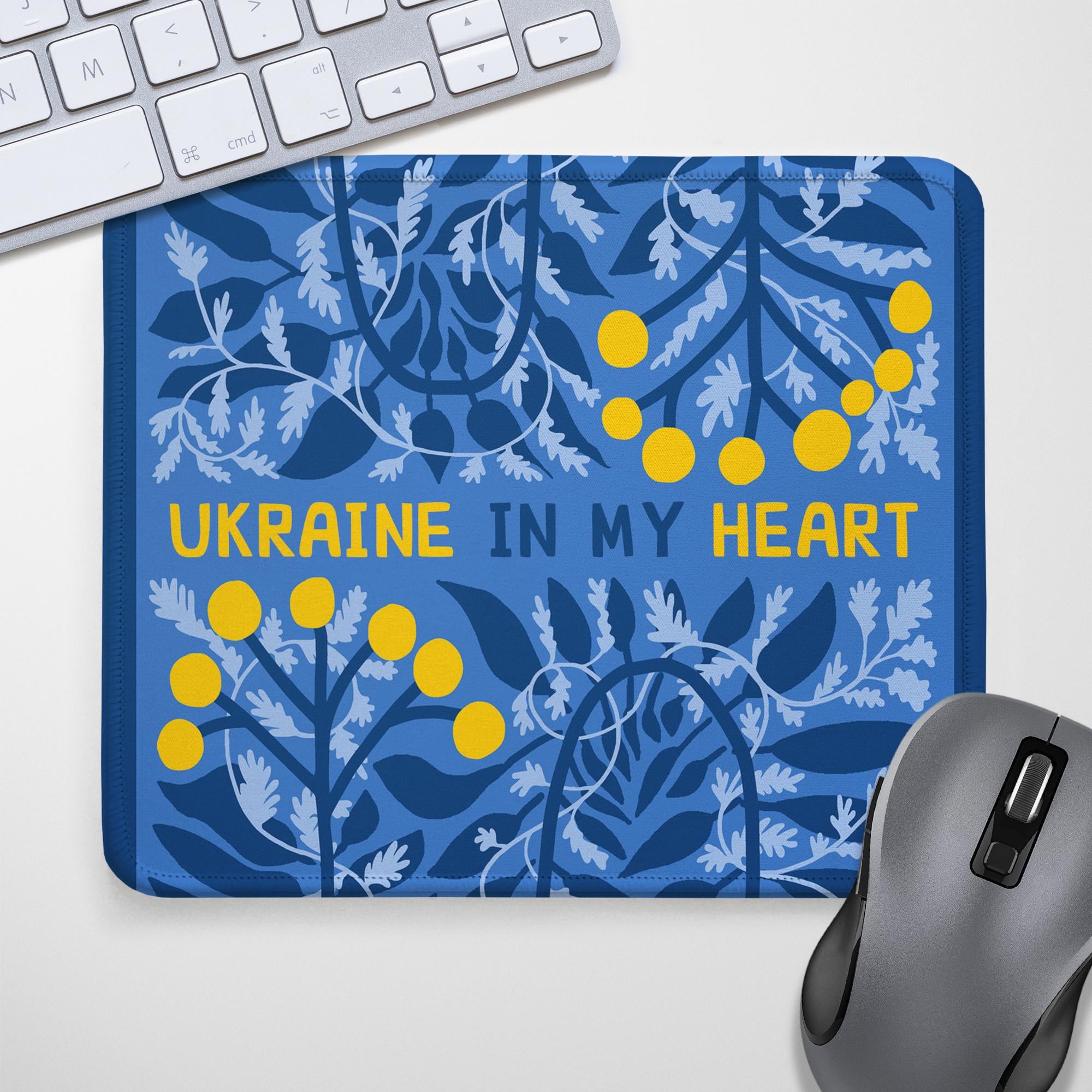 Коврик для мышки Presentville "Ukraine in my heart" Калина (KYL_22U012)