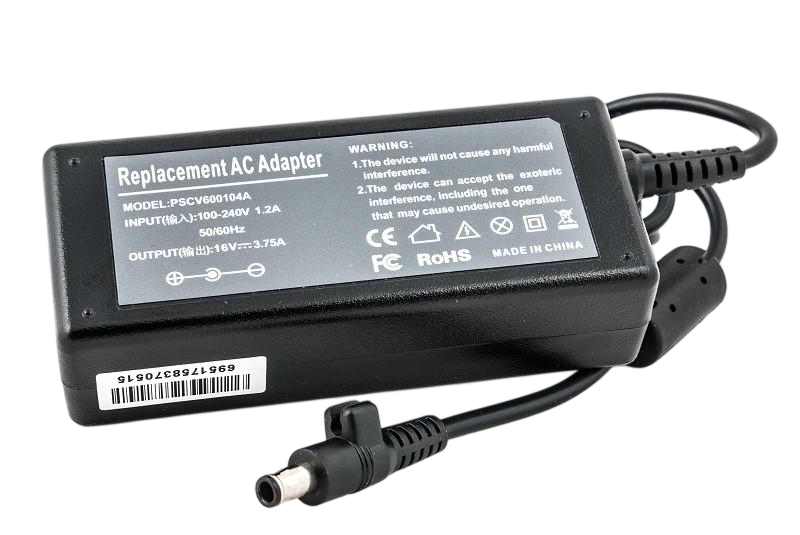 Блок живлення для ноутбуків Power SAMSUNG 220V 16V 60W 3,75A 5,5х3,0