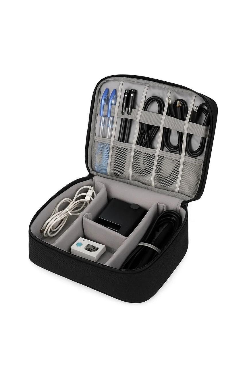 Органайзер для документов и гаджетов дорожный с замком Черный (29044556) - фото 5 Органайзер для документов и гаджетов дорожный с замком Черный (29044556) - фото 5