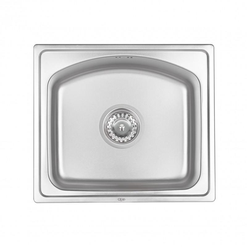Кухонна мийка Q-tap 4842 Micro Decor 0,8 мм (QT4842MICDEC08)