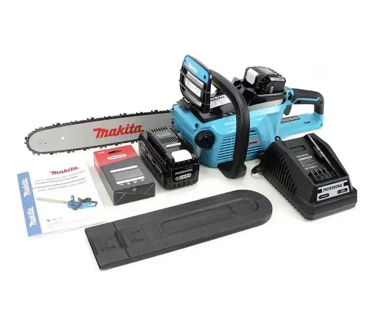 Пила цепная аккумуляторная Makita DUC CS-4002 ручная для обрезки веток 48V/6Ач (35829436)