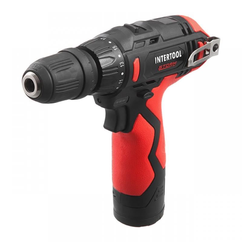 Дриль-шуруповерт акумуляторний STORM Intertool WT-0318 12 В знімний патрон 0,8-10 мм (32406878) Дриль-шуруповерт акумуляторний STORM Intertool WT-0318 12 В знімний патрон 0,8-10 мм (32406878)