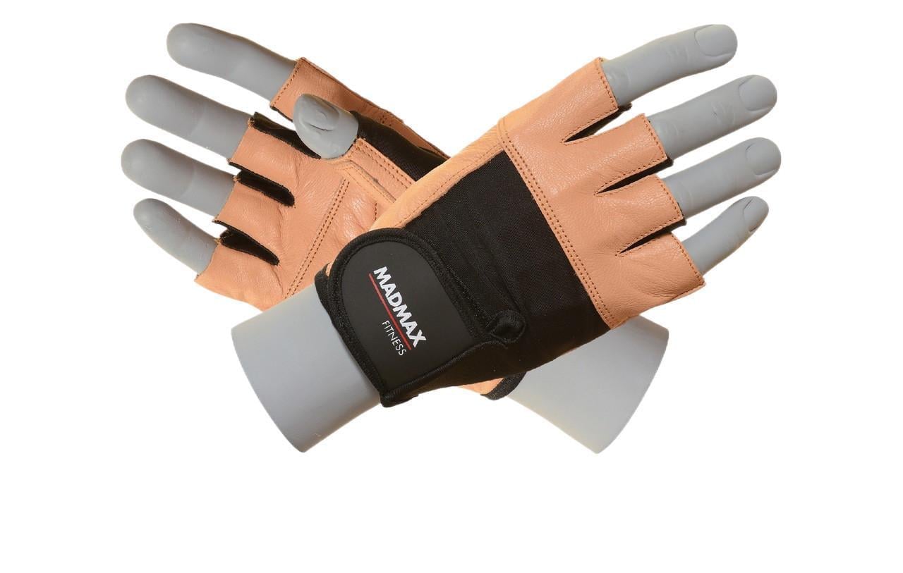 Рукавички для фітнесу MadMax MFG-444 Fitness XL Brown (3019802426) Рукавички для фітнесу MadMax MFG-444 Fitness XL Brown (3019802426)