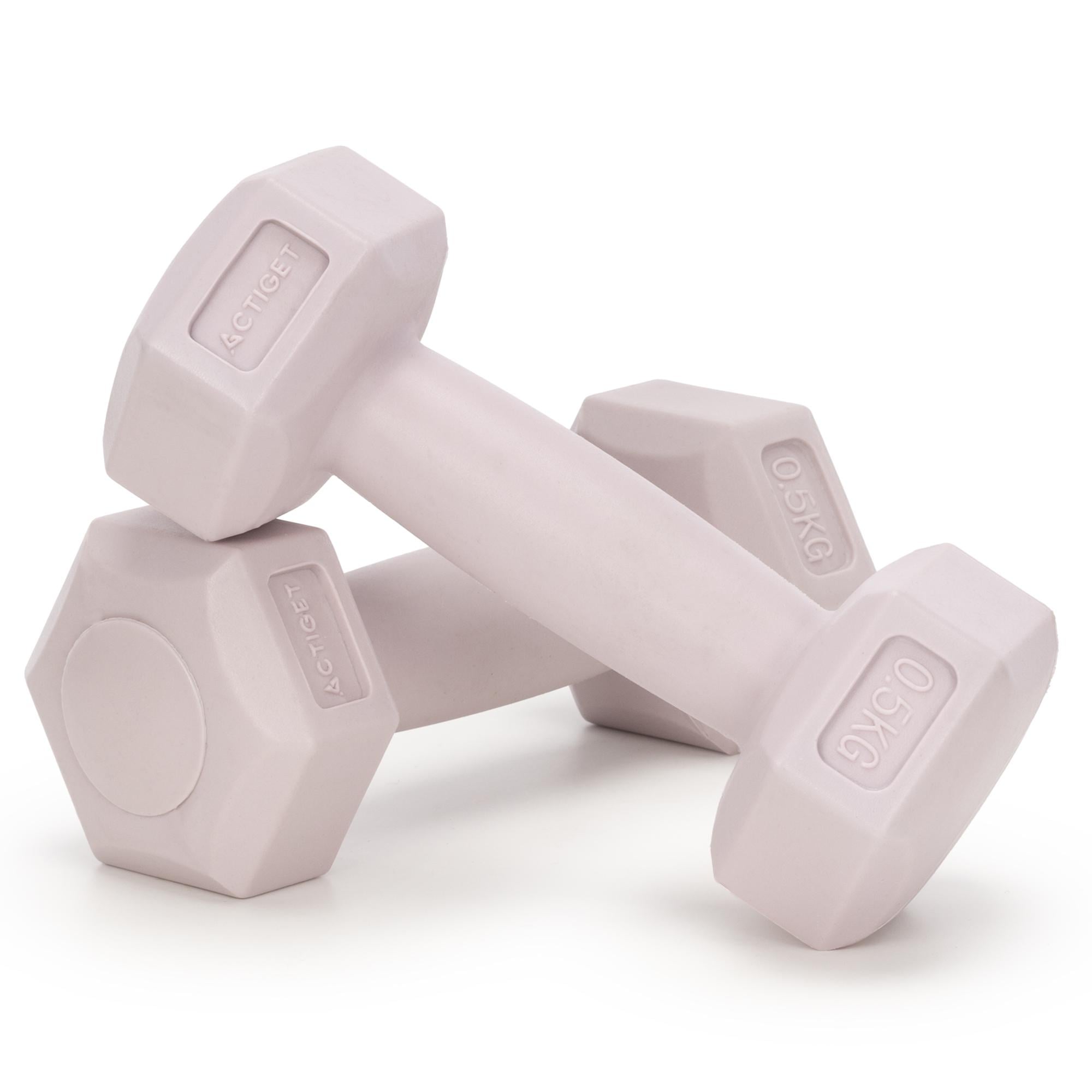 Гантелі Actiget Hex ACT0155 2 шт. 0,5 кг Light Pink