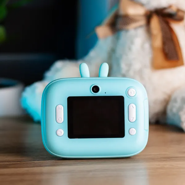 Фотоапарат дитячий з функцією миттєвого друку Зайчик Блакитний - фото 10 Фотоапарат дитячий з функцією миттєвого друку Зайчик Блакитний - фото 10