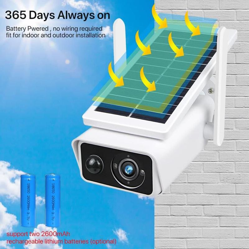 Камера відеоспостереження Smart Camera iCSee APP Solar 3 MP Wi-Fi (IR004765) - фото 3