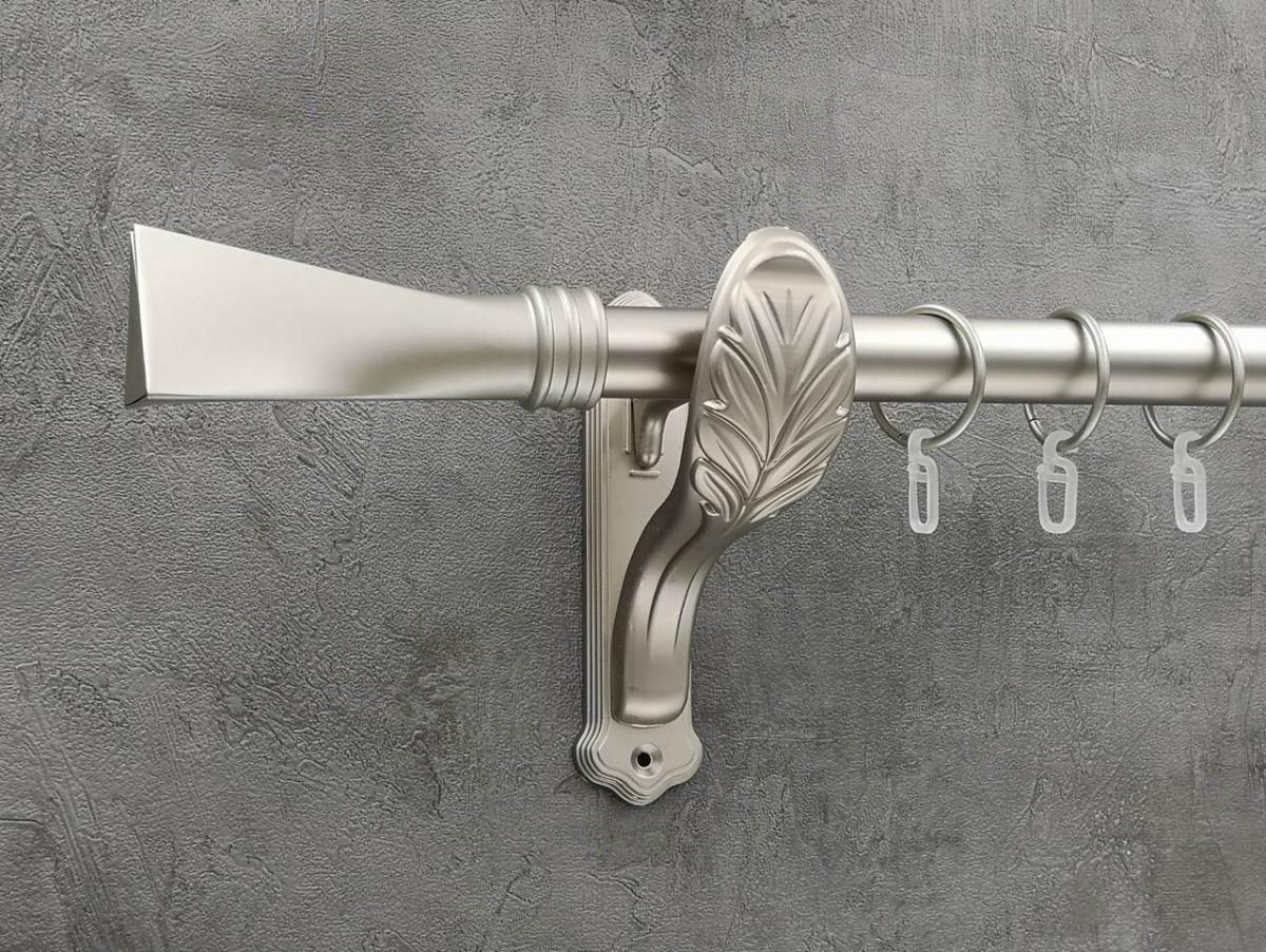 Карниз Quadrum Свинг гладкая штанга одинарный ретро 25 мм 400 см Сатин (272285711)