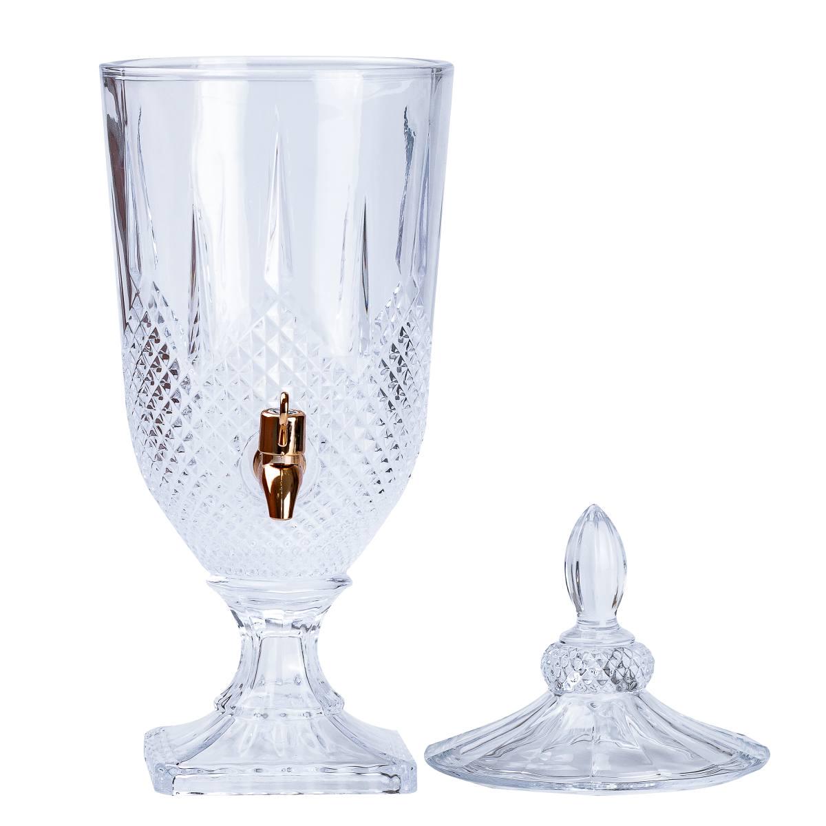 Лимонадница TS Kitchen HP4171 стеклянная 3 л Прозрачный (18115037) - фото 4 Лимонадница TS Kitchen HP4171 стеклянная 3 л Прозрачный (18115037) - фото 4