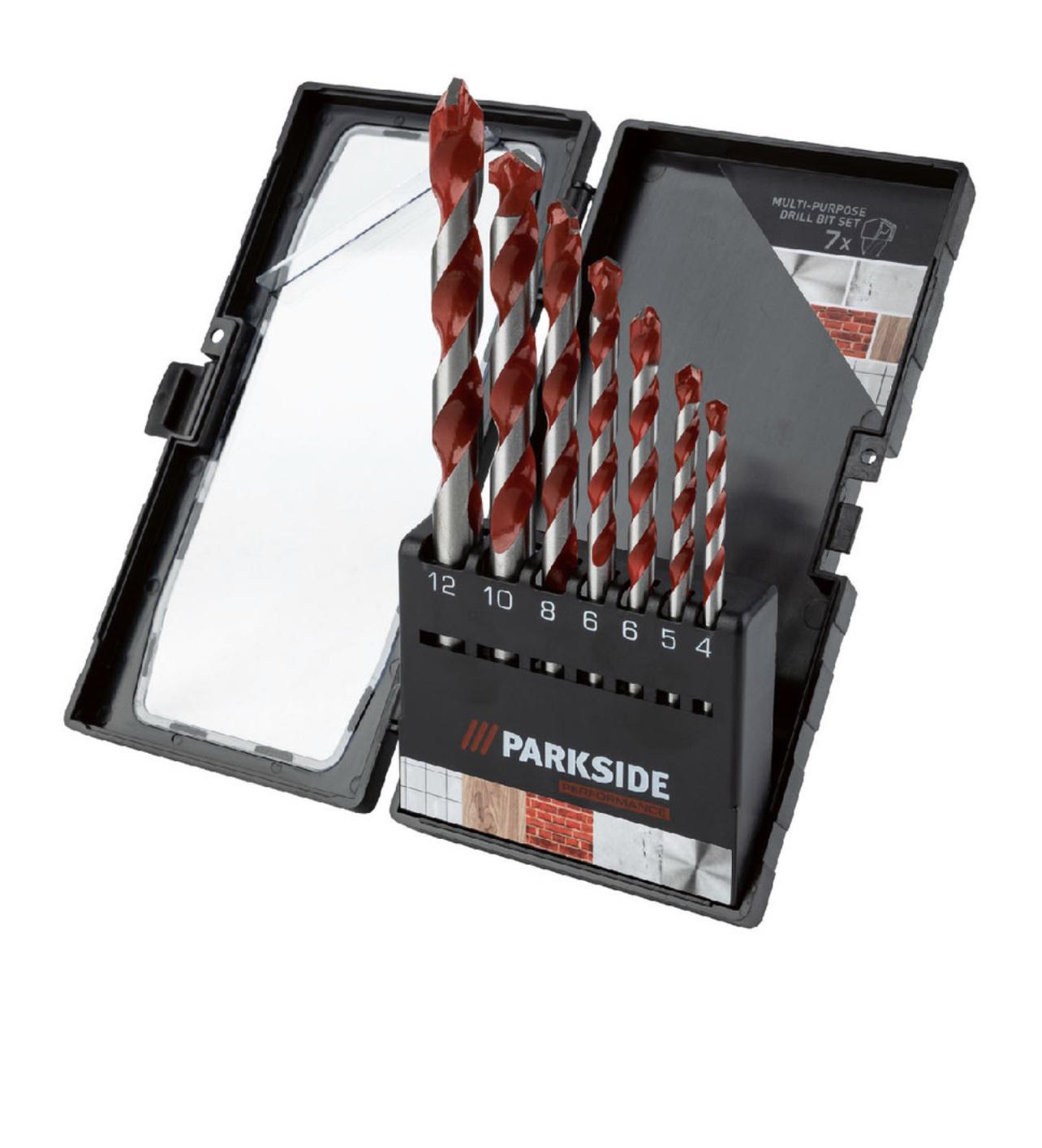 Набор сверл Parkside Profi универсальный 7 шт. (11237958) - фото 2