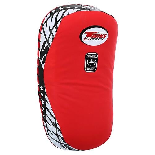 Педи для тайського боксу TWN BO-5068 з натуральної шкіри 1 шт. 18х33х7 см Червоний (31773289)