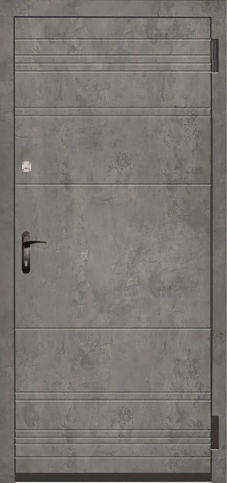 Двері вхідні праві MSM Вулкан 2 замки метал 1,2 мм МДФ Бетон Двері вхідні праві MSM Вулкан 2 замки метал 1,2 мм МДФ Бетон