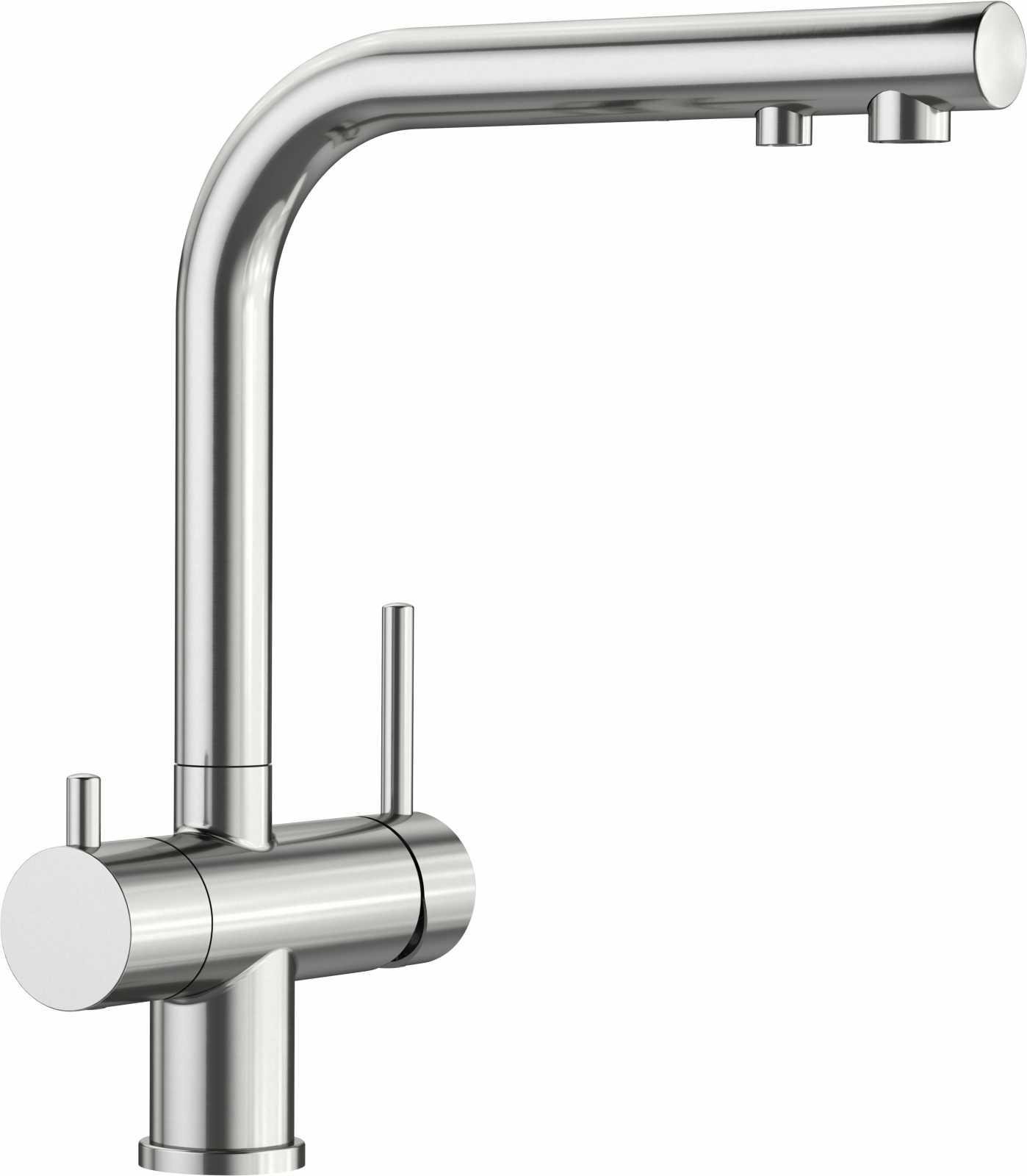 Смеситель кухонный Blanco FONTAS II PVD Steel (3196)