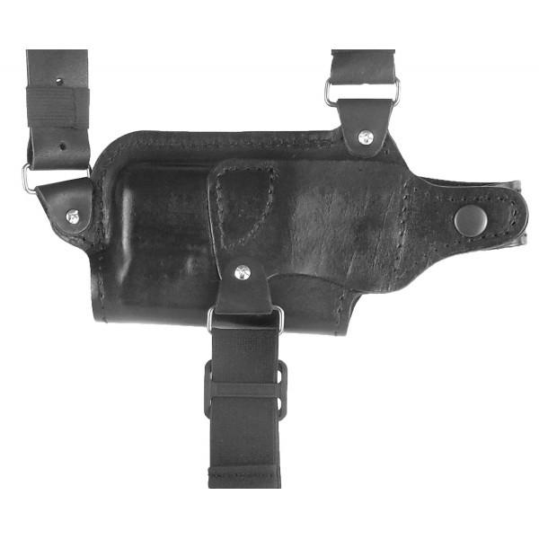 Кобура Медан CZ P-10C c фонариком оперативная кожаная формованная с комбинированным креплением (24819922) - фото 3