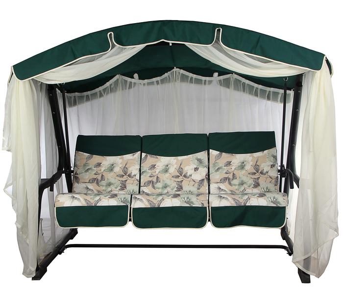 Гойдалка садова Ost-Fran Barcelona з москітною сіткою Темно-зелений