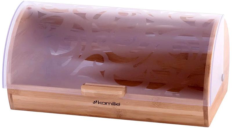 Хлібниця Kamille Breadbasket Wooden Openwork 36х22х17 см (KM-1115)
