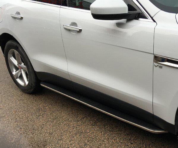 Боковые подножки ОЕМ Cixtai для Jaguar F-PACE алюминий/пластик
