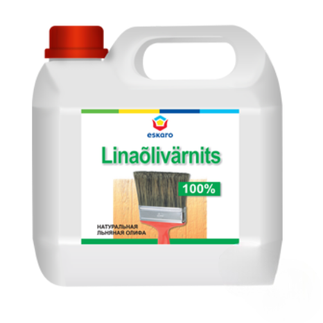 Натуральная льняная олифа Eskaro Linaolivarnits 1 л (2028273511)