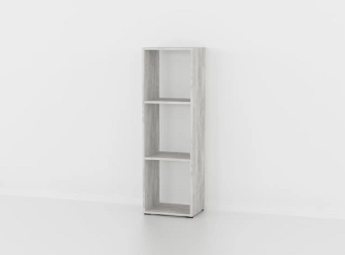 Полка для книг настольная на 3 ячейки Бетон (P59а) - фото 1