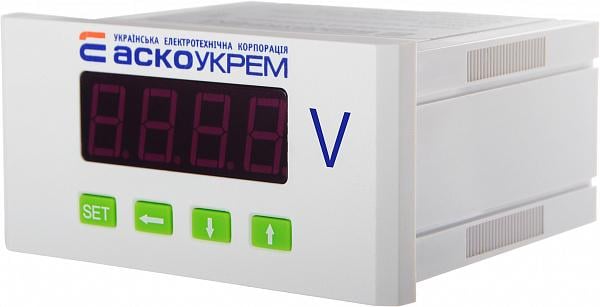 Вольтметр цифровий АСКО-УКРЕМ ЦВ-5 600V AC 96x48 мм (A0190010122) - фото 2