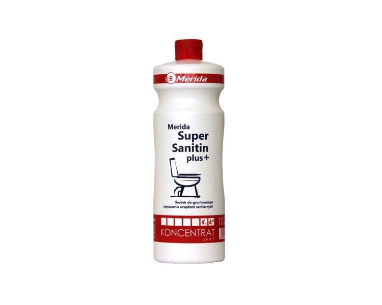 Засіб Merida Super Sanitin Plus для ретельної очистки сантехніки 1 л (NML104)