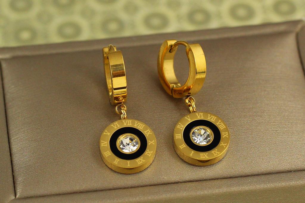 Серьги подвески Stainless steel Timeless с камнем Лимонный (35509640) Серьги подвески Stainless steel Timeless с камнем Лимонный (35509640)