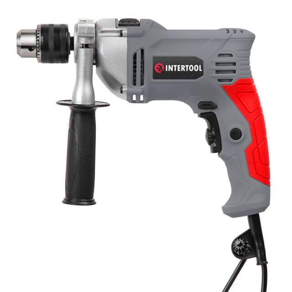 Дрель ударная Intertool DT-0121 реверс 950 Вт 0-2800 об/мин 1,5-13 мм металлический корпус редуктора (8-22-31538) Дрель ударная Intertool DT-0121 реверс 950 Вт 0-2800 об/мин 1,5-13 мм металлический корпус редуктора (8-22-31538)