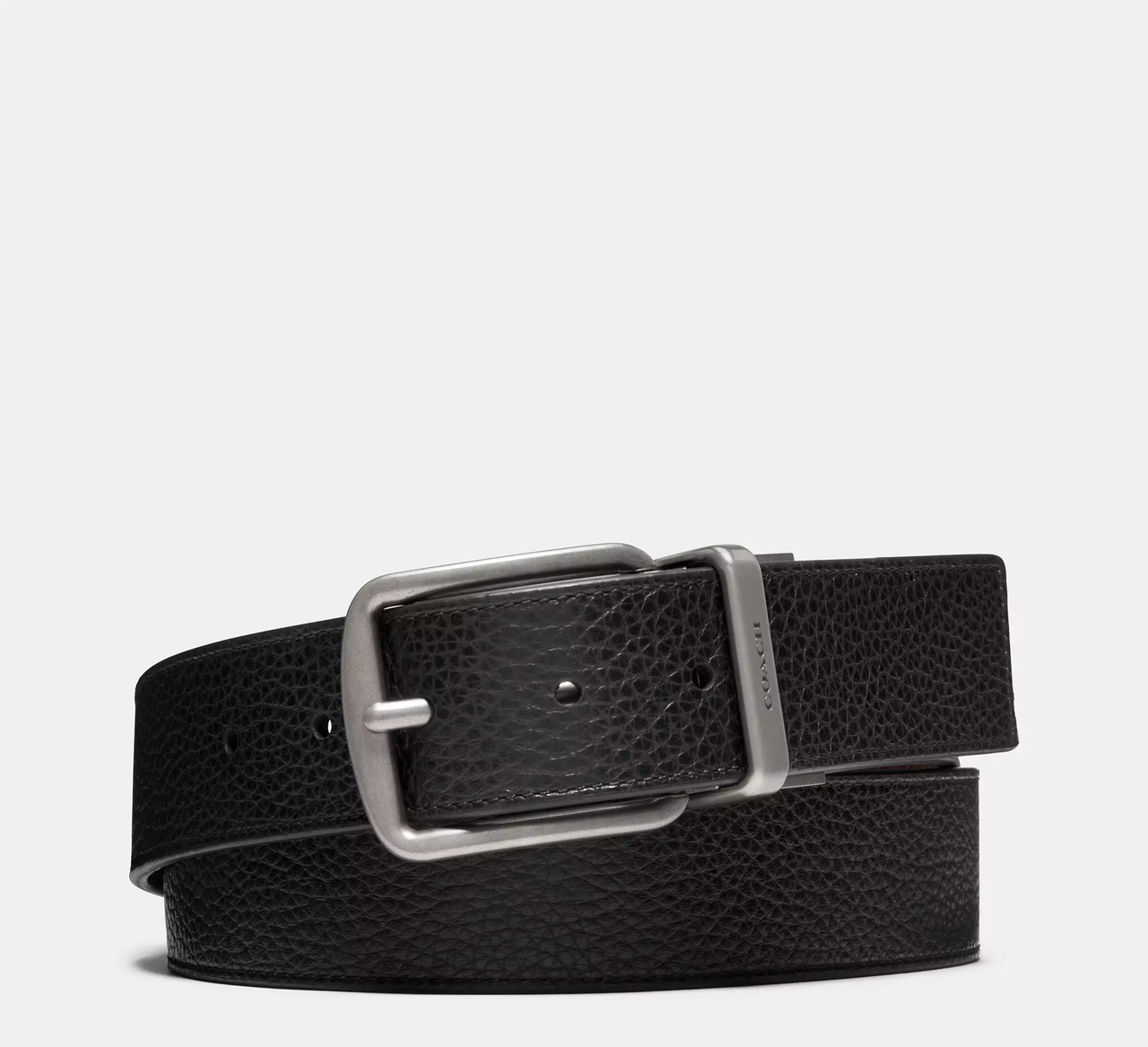 Ремень Coach Harness Buckle 38 мм Black (C01)