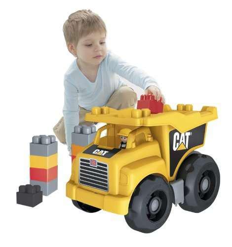 Самосвал с конструктором Mega Bloks Cat Large Dump Truck - фото 3