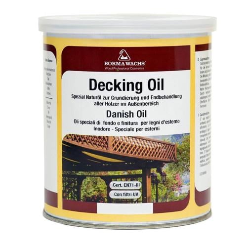 Палубное масло Borma Wachs 4973 DECKING OIL/Danish Oil 1 л (КИ004167-1)