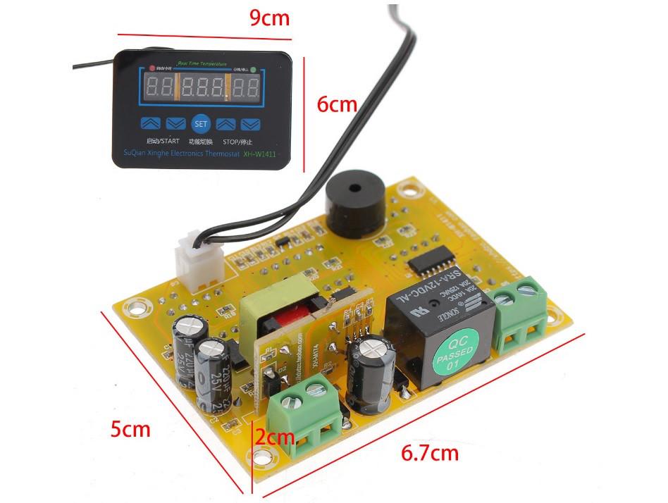 Терморегулятор SKl XH-W1411 220 V 10 A от -19 до +99 (678301943) - фото 8