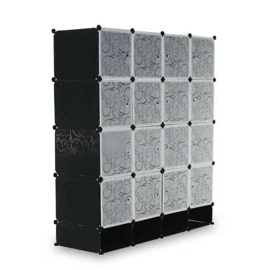 Шкаф пластиковый складной Storage Cube Cabinet MP-416-102A 16 секций (23874672)