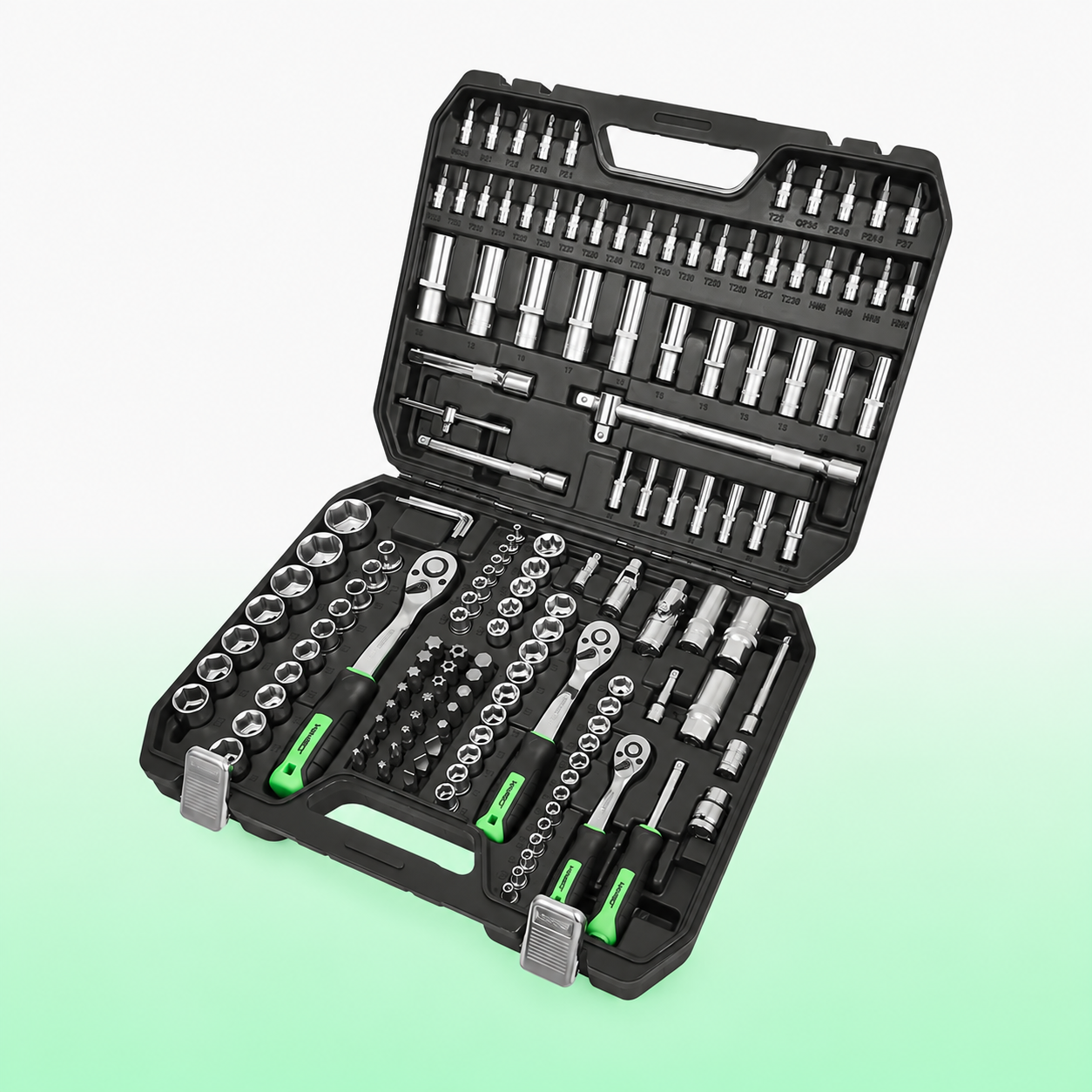 Набор инструментов WINSO PRO 1/2" 1/4" 3/8" 72T CR-V 150 предметов