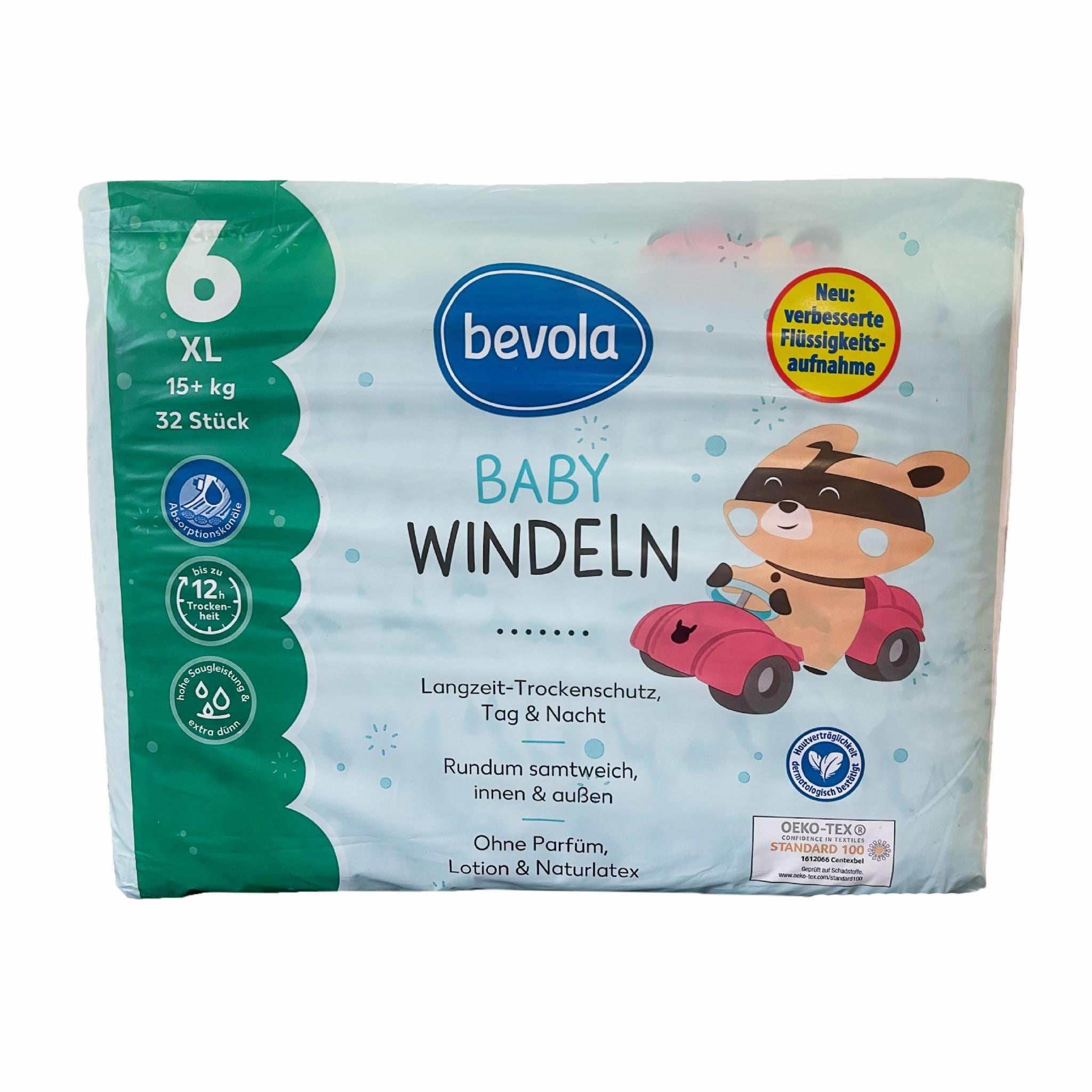 Подгузники Bevola Baby 6 XL 15+ кг 32 шт. (67eb9b874206d32c943572fa)