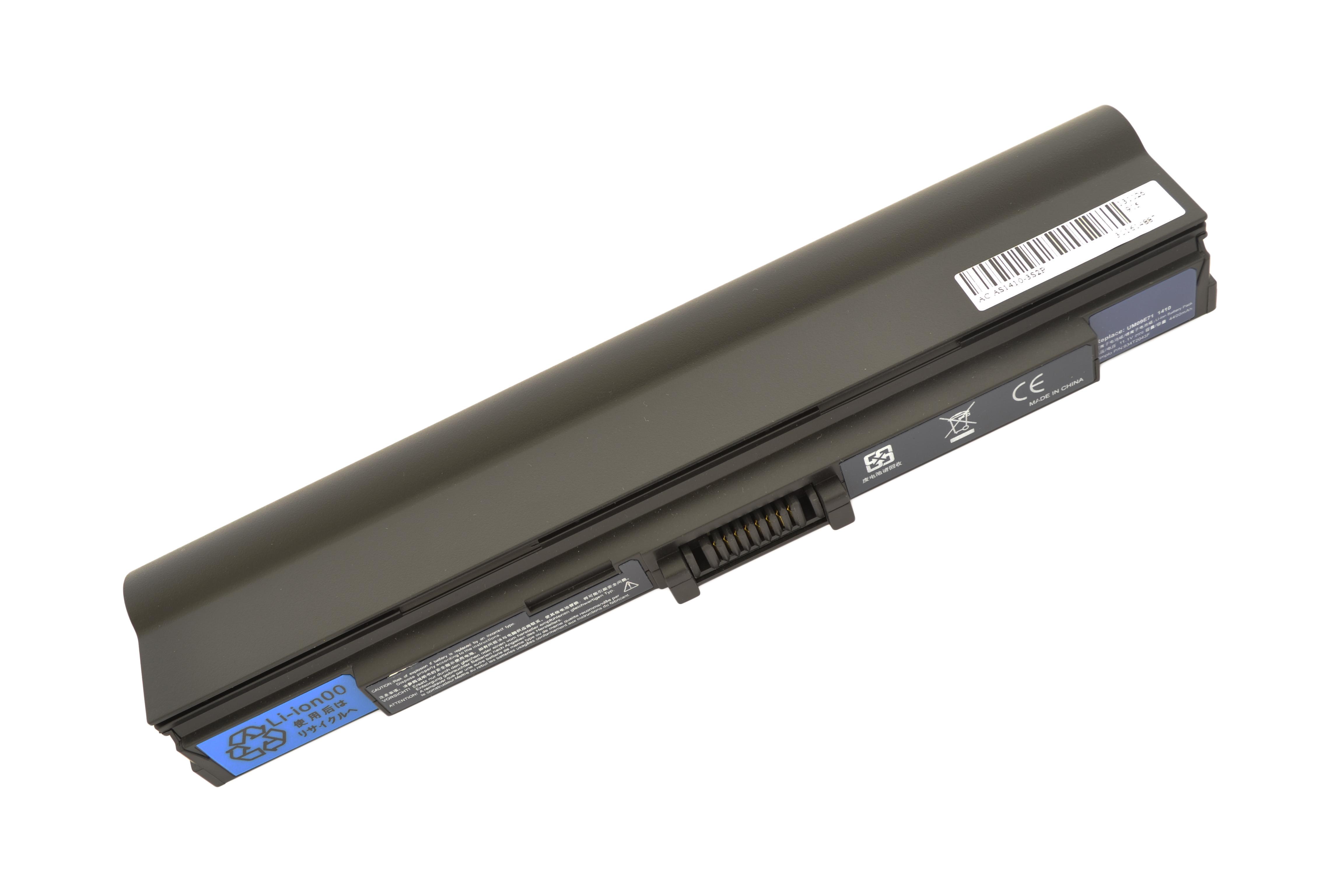 Акумулятор для ноутбука Acer UM09E31 Aspire Timeline 1810T 11.1V Black 5200mAh OEM - фото 2