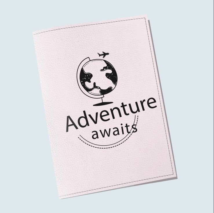 Обложка на паспорт Wall-style The cover Travel 9,6x13,3 см (913050)