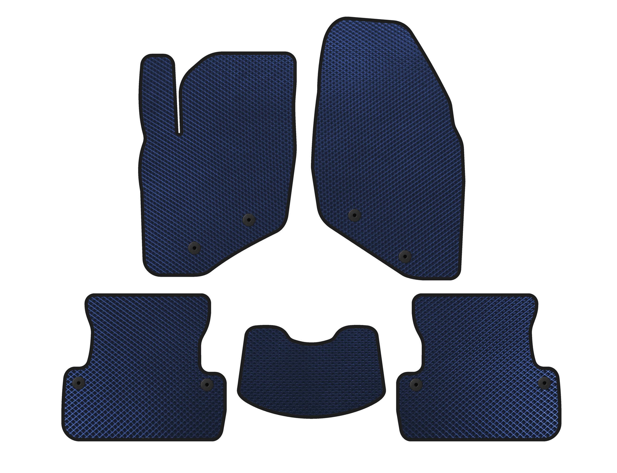 Коврики Digital Designs для Volvo S60 2000-2009 гг. этилвинилацетат Синий (140589)