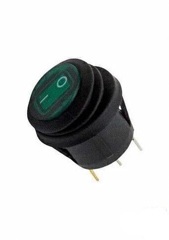 Переключатель Lemanso LSW37 3PIN IP45 ON-OFF/KCD1-5-101NW Зеленый