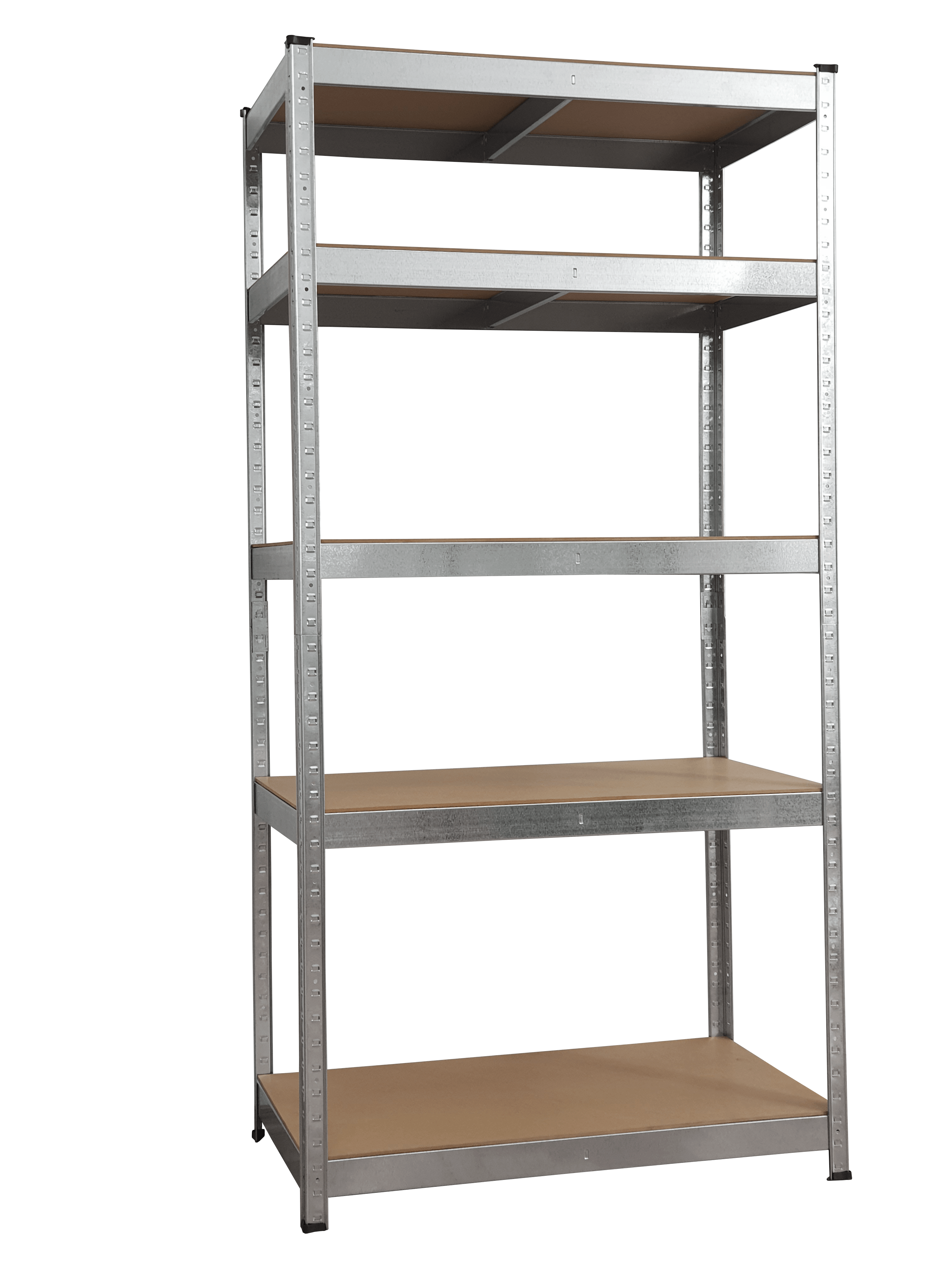 Стеллаж металлический Меткас 2200х1100х600 мм на 5 полок МДФ